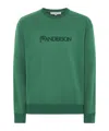Jw Anderson Crew Neck Long Sleeves Sweatshirt In Green