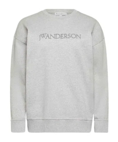 JW ANDERSON LOGO-EMBROIDERED SWEATSHIRT