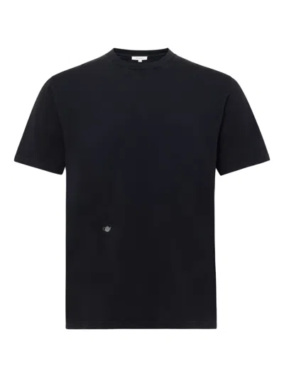 Jw Anderson Logo-embroidered T-shirt In Black