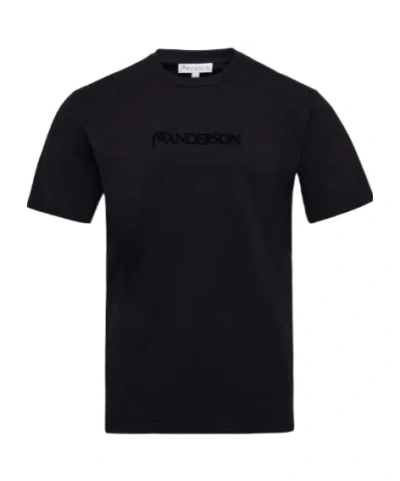 JW ANDERSON LOGO-EMBROIDERED T-SHIRT
