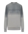 Jw Anderson J.w. Anderson Logo Gradient Sweat In Gray