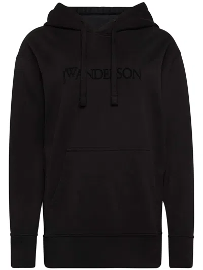 JW ANDERSON JW ANDERSON LOGO EMBROIDERY HOODIE