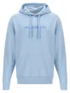 Jw Anderson J.w.anderson 'logo Embroidery Hoodie' Sweatshirt In Pale Blue
