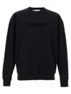 Jw Anderson J. W. Anderson Black Sweatshirt With Unique Embroidery In Black