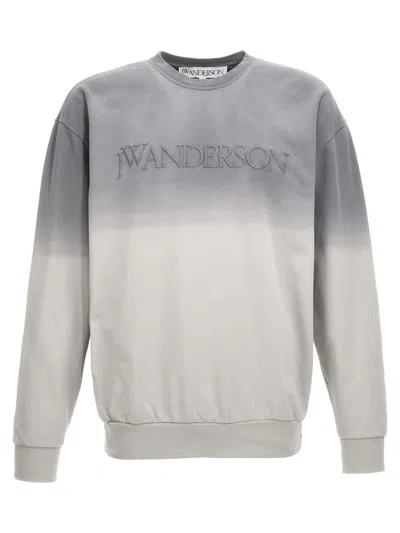 Jw Anderson J.w. Anderson Logo Embroidery Sweatshirt In Grey