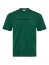 Jw Anderson Logo Embroidery T-shirt In Green