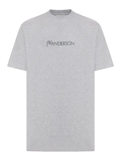 JW ANDERSON LOGO EMBROIDERY T-SHIRT