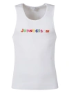 JW ANDERSON LOGO EMBROIDERY TANK TOP