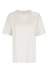 Jw Anderson Logo Embroidery Tshirt In White
