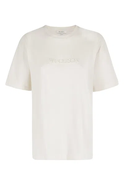 JW ANDERSON LOGO EMBROIDERY TSHIRT
