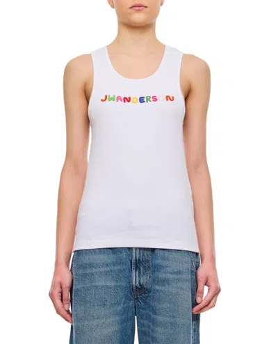 JW ANDERSON LOGO EMBROIDERY VEST
