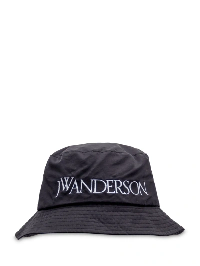 Jw Anderson Logo Hat In Black