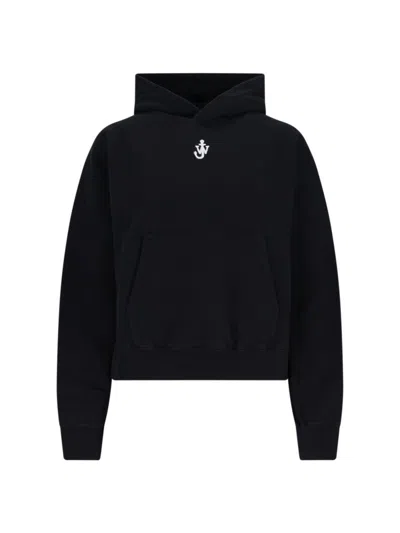 Jw Anderson J. W. Anderson Logo Hoodie – Black
