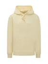 Jw Anderson Logo Embroidery Hoodie In Nude