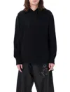Jw Anderson Hoodie With Logo Embroidery In Black