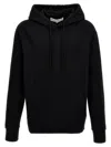 Jw Anderson Logo Embroidered Hoodie In Black