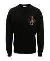 Jw Anderson Logo-print Jumper In Black