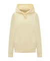 Jw Anderson Logo Lettering Drawstring Hoodie In Yellow