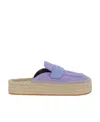 Jw Anderson Espadrilles - J.w. Anderson - Cuir - Violet In Nude