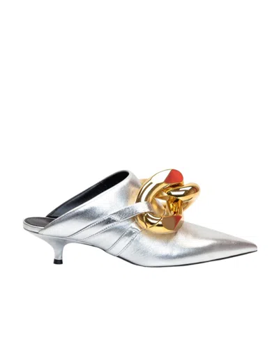 Jw Anderson Logo Muller Shoes In White
