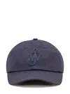 Jw Anderson Logo Patch Baseball Cap In Navy