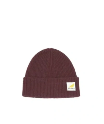 Jw Anderson Logo-patch Beanie In Red