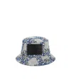 Jw Anderson Logo-patch Bucket Hat In Blue