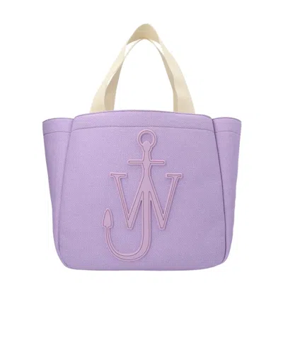 JW ANDERSON JW ANDERSON LOGO-PATCH TOP HANDLE BAG