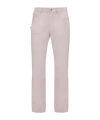 Jw Anderson Logo-patch Cotton Trousers In Pink