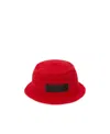 Jw Anderson Bucket Hat In Red