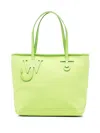 Jw Anderson Logo-patch Tote Bag In Green