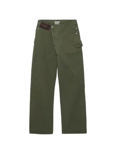 Jw Anderson J. W. Anderson Mini Twisted Cotton Work Pants In Multi