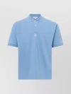 Jw Anderson Short-sleeve Polo Shirt With Logo In Gold