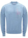 Jw Anderson J.w. Anderson Merino Wool Sweater In Blue