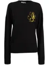 Jw Anderson Logo-print Jumper In Black