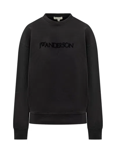 Jw Anderson Logo Sweatshirt In Blue