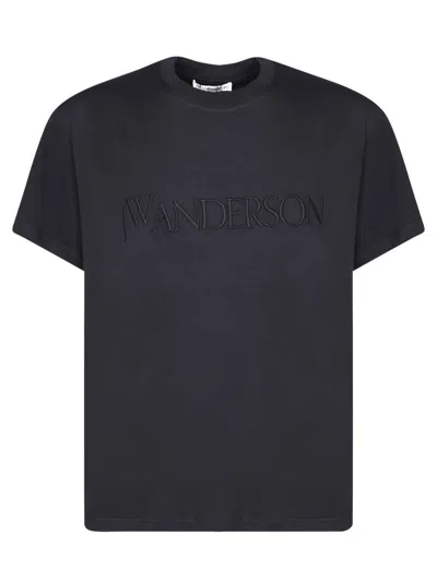 Jw Anderson Logo T-shirt In Black