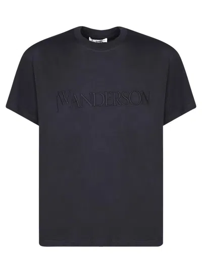 Jw Anderson Logo T-shirt In Black