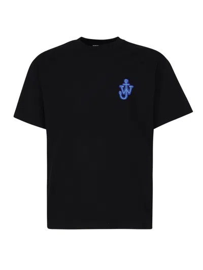 Jw Anderson Logo T-shirt In Black