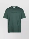 Jw Anderson Logo T-shirt With Short Sleeves And Crew Neck In Black