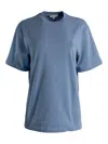 Jw Anderson Logo-embroidered Short-sleeve T-shirt In Blue
