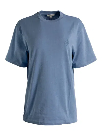 Jw Anderson Logo Tee In Blue