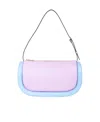 Jw Anderson Logo Zipper Shoulder Bag In Pink