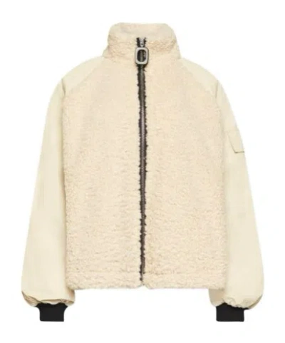 Jw Anderson Long Sleeve Casual Jacket In Beige