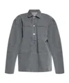 Jw Anderson Button-fastening Patch-pocket Shirt In Gray