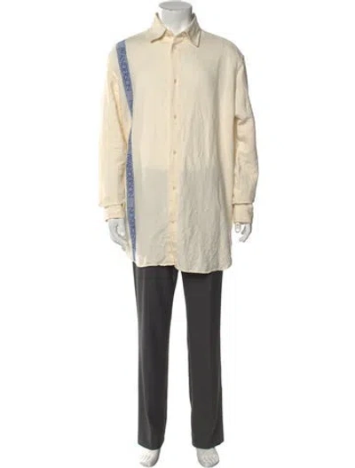 Pre-owned Jw Anderson Long Sleeve Dress Shirt In Neutral