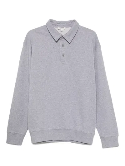 Jw Anderson Long-sleeve Polo-neck Top In Blue