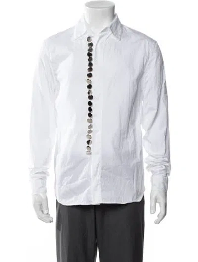Pre-owned Jw Anderson Long Sleeve Shirt In White