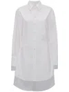 Jw Anderson Women's Double Shirt Dress Sleeve Long In Weiss