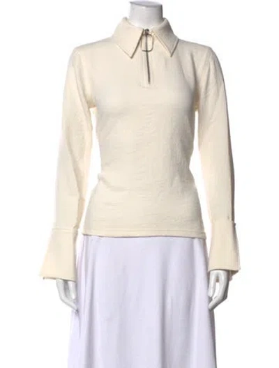 Pre-owned Jw Anderson Long Sleeve Top In Neutrals